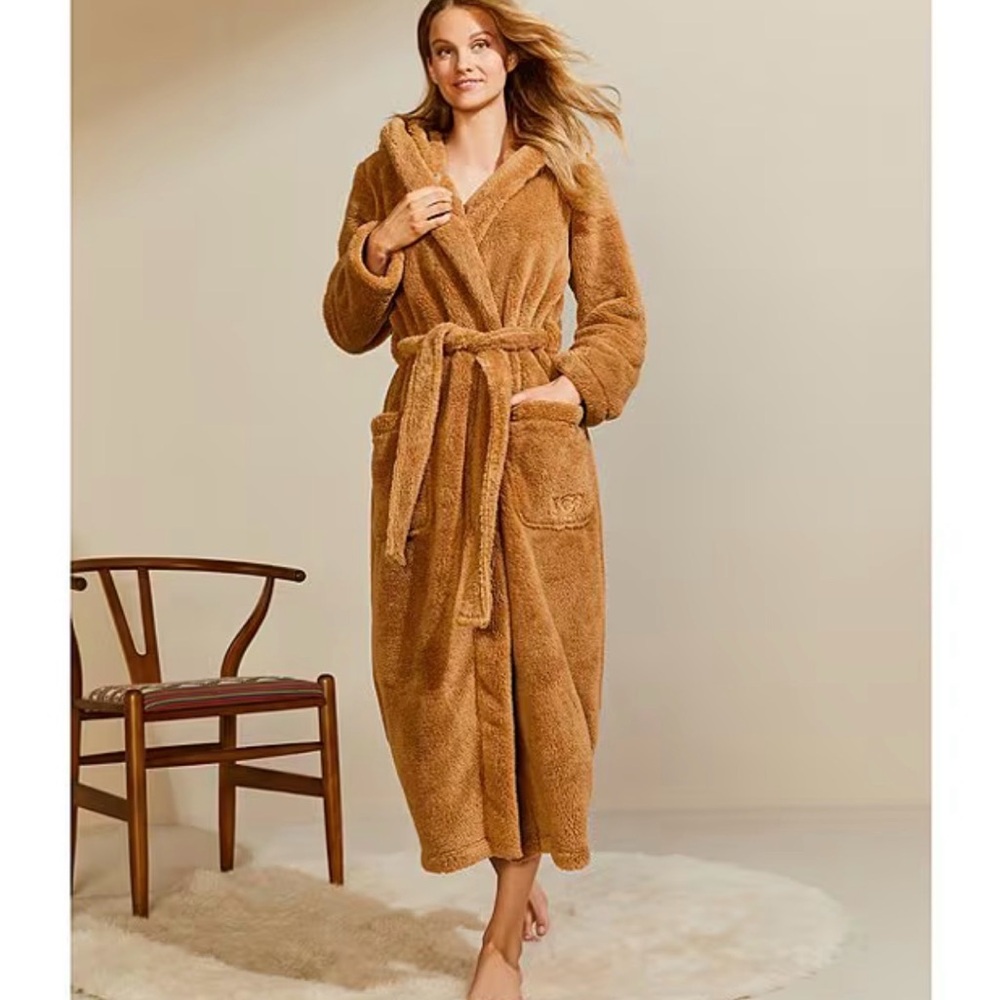 UGG Aarti Long Warm Brown Women's Robe